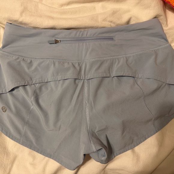 Lululemon Blue Linen Shorts - Picture 4 of 5
